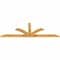 Ekena Millwork Richland Rough Sawn Timber Gable Bracket, Western Red Cedar, 84"W x 28"H x 2"D x 4"F, 8/12 Pitch GBW084X28X0204RIC00RWR - alternate 3